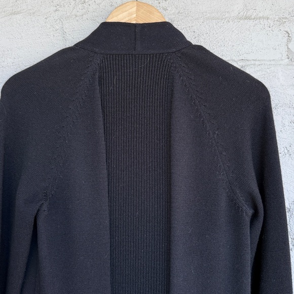 Etcetera Sambuca Black Wool/Cashmere Essential Sweater Jacket Size XS - Picture 5 of 9